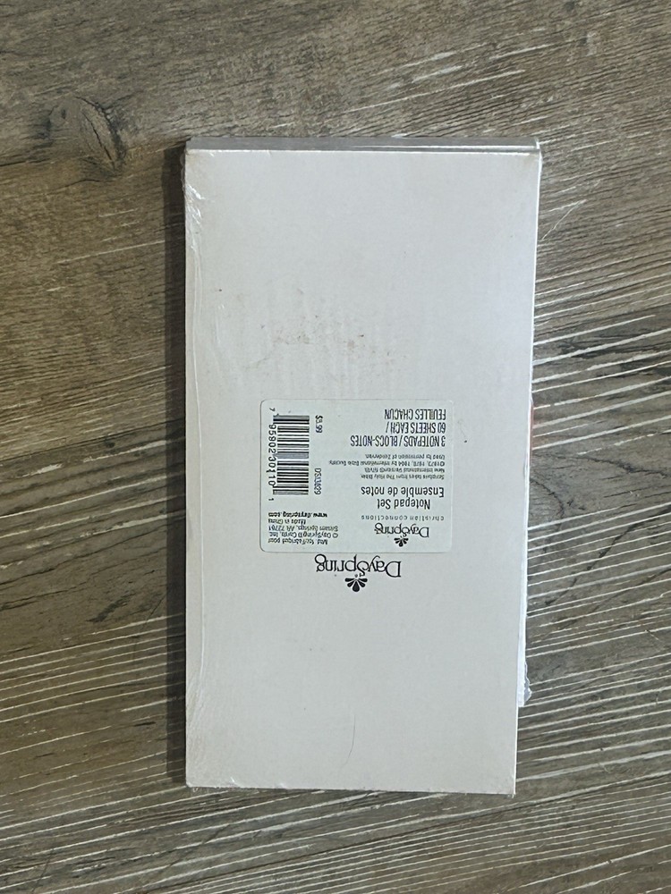 VTG DAYSPRING Note Caddy Psalm/Number Verses 150 Sheets 3 Note Pads Notes Lists