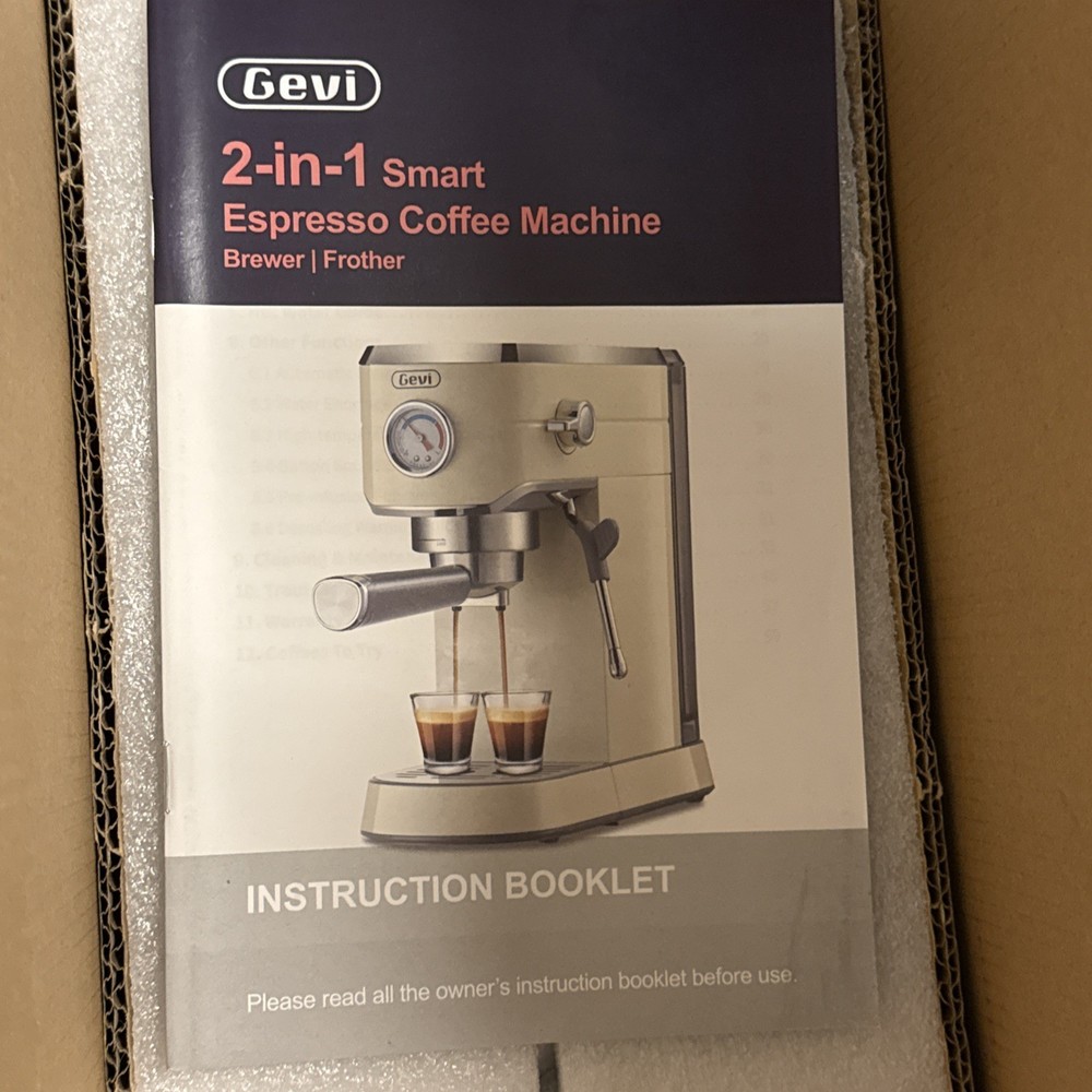 Gevi Espresso Machine 20 Bar with Grinder, Professional Espresso Maker