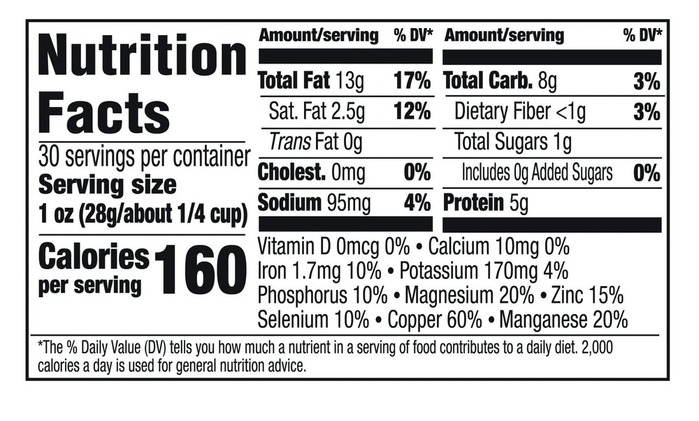 Great Value Deluxe Whole Cashews, 30 oz