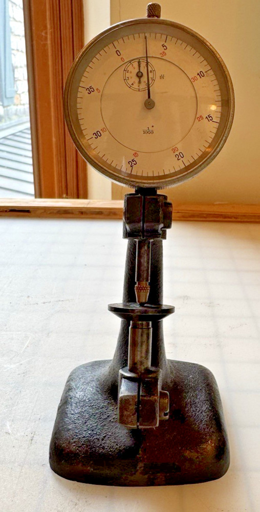 Vintage Micrometer On Stand 1/1000"