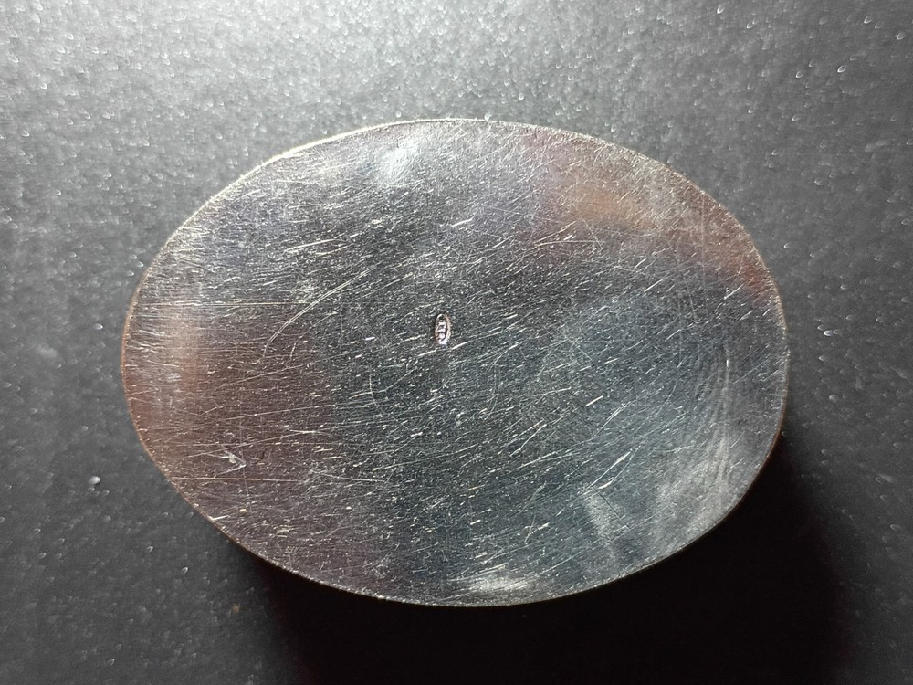 Victorian Sterling Silver Oval Container