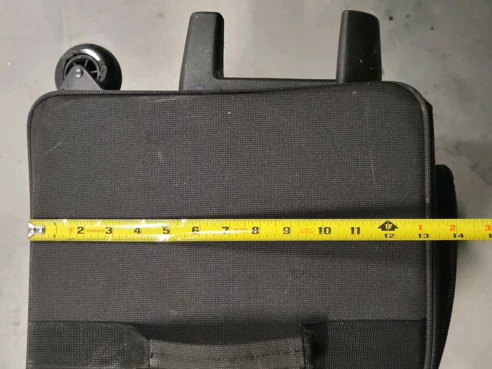 Bernina Sewing Machine Rolling Case - Black - See Pictures & Read Description -