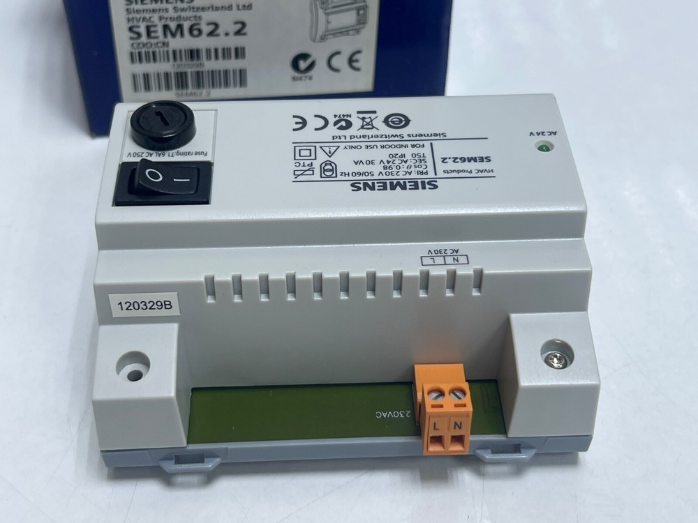 SIEMENS SEM62.2 TRANSFORMER SWITCH