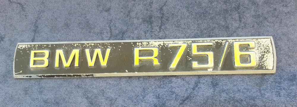 BMW 75/6 Nameplate