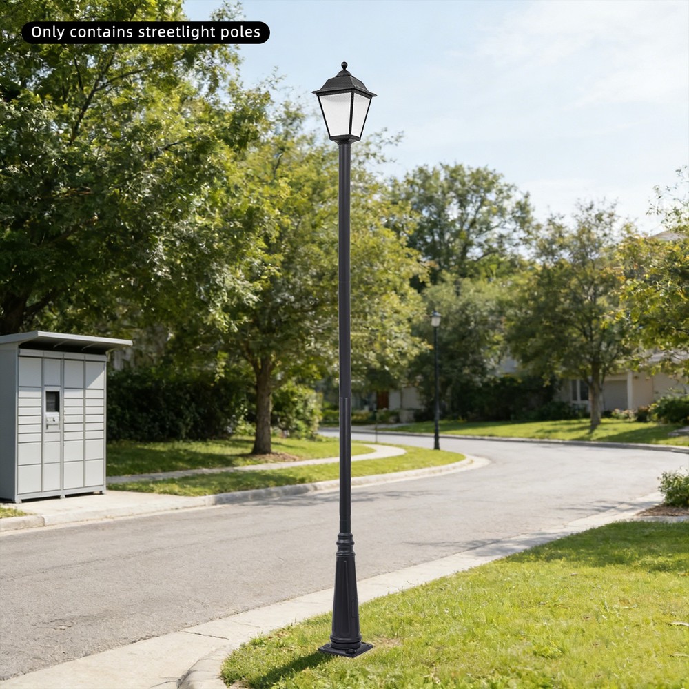 Light Post Split-Type Light Post Outdoor Light Post Top Globe Iron