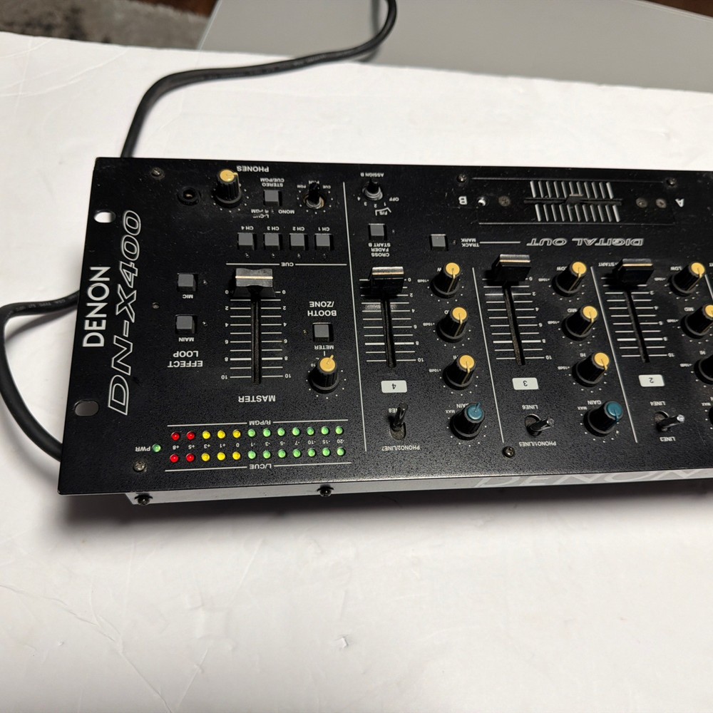 DENON DN-X400 Professional DJ Mixer Powers On Untested From There "As Is"