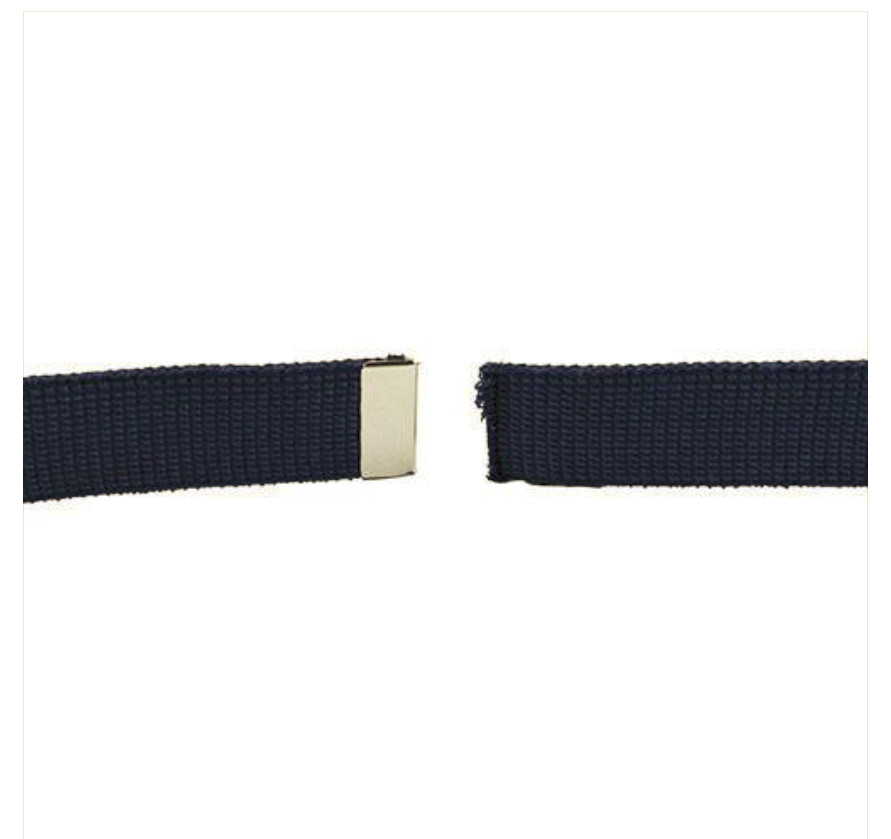 Vanguard AIR FORCE BELT: BLUE ELASTIC WITH MIRROR TIP