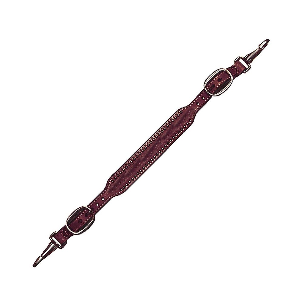 Circle Y Wither Strap with Silver Spots Walnut