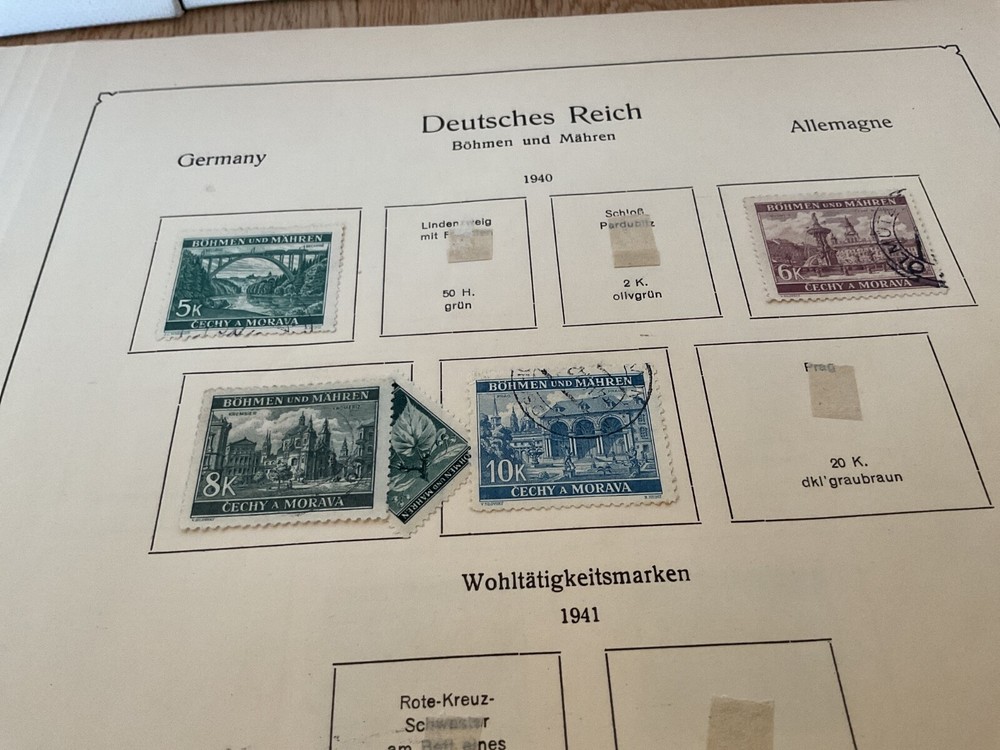 Germany stamps collection of Pages in folder B51