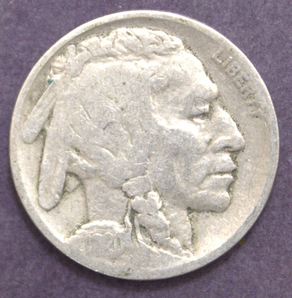1920 Buffalo Nickel Weak Date Y2940