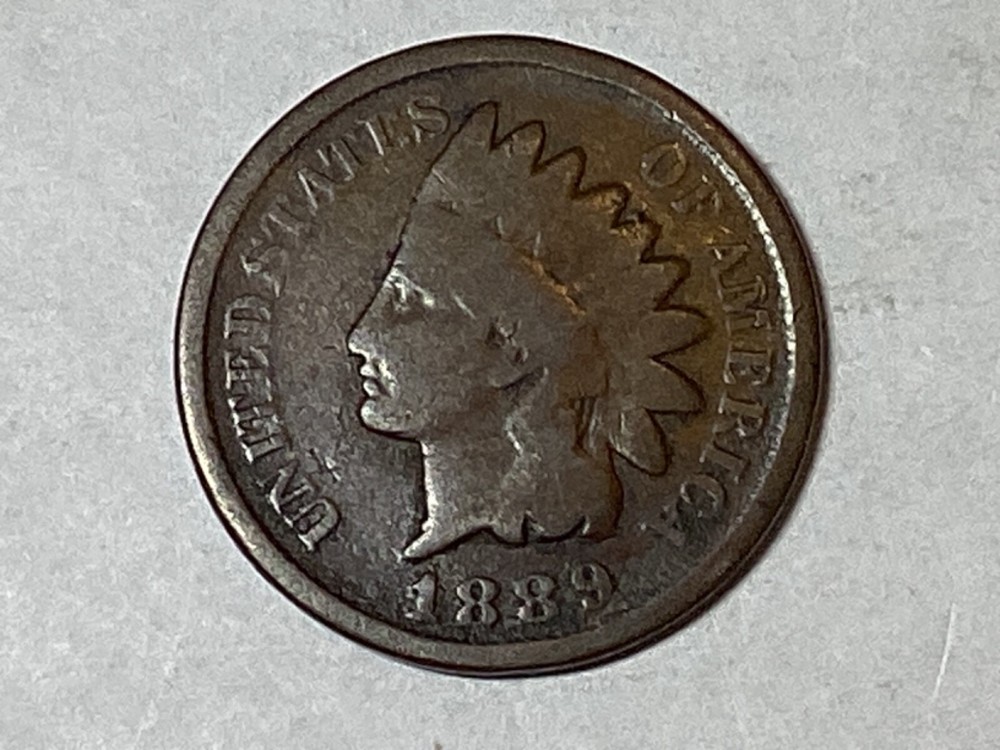 1889. INDIAN HEAD PENNY