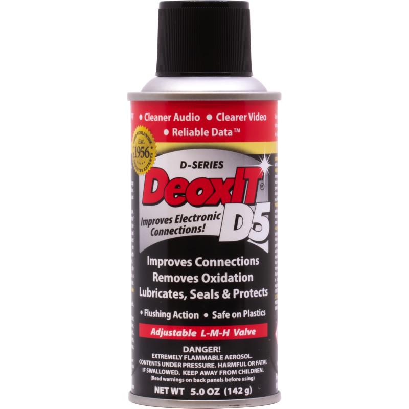 DeoxIT®, Caig, D5 Spray, Low-Medium-High Spray