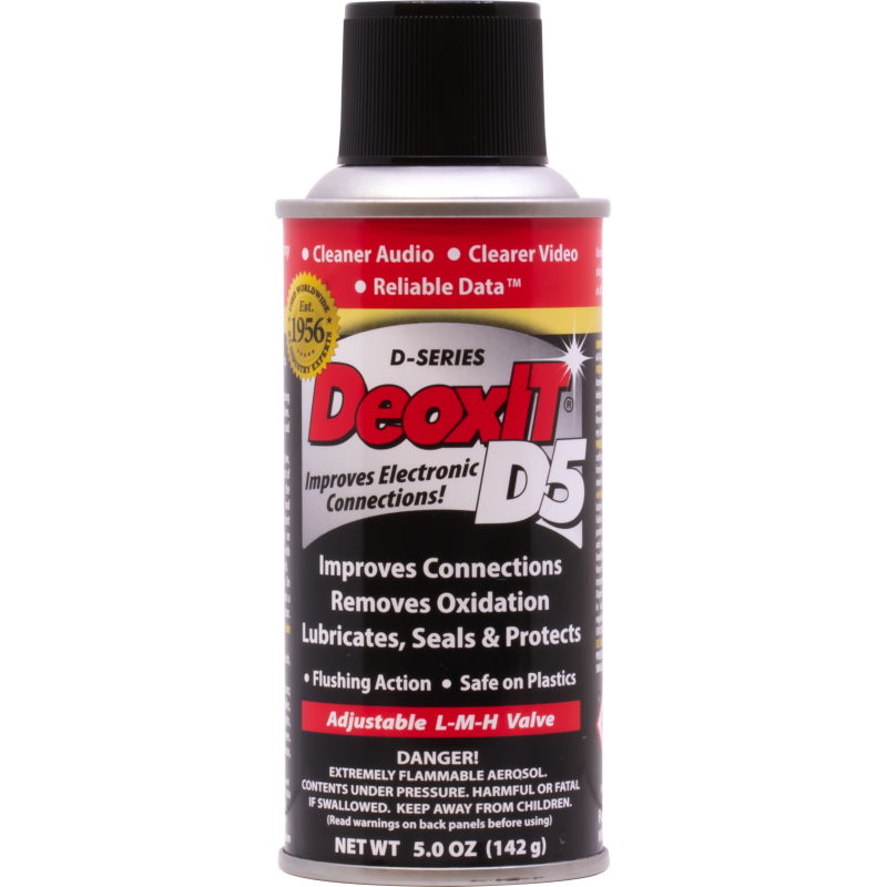 DeoxIT®, Caig, D5 Spray, Low-Medium-High Spray