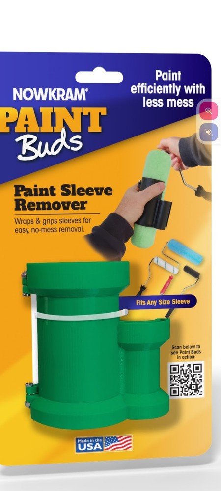 "NOWKRAM" Paint Roller Sleeve/Cover Remover.
