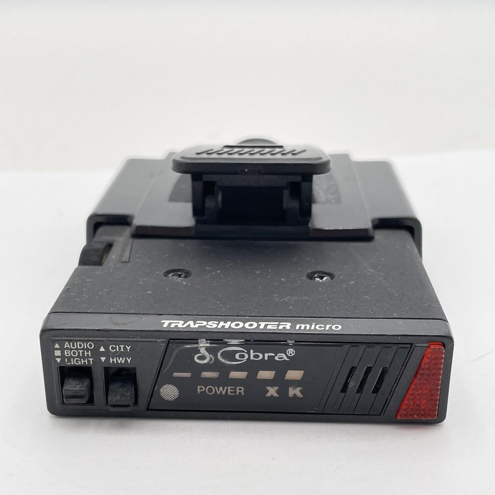 Vintage Cobra Trapshooter Micro Radar Detector RD3160 12V Car X UNTESTED