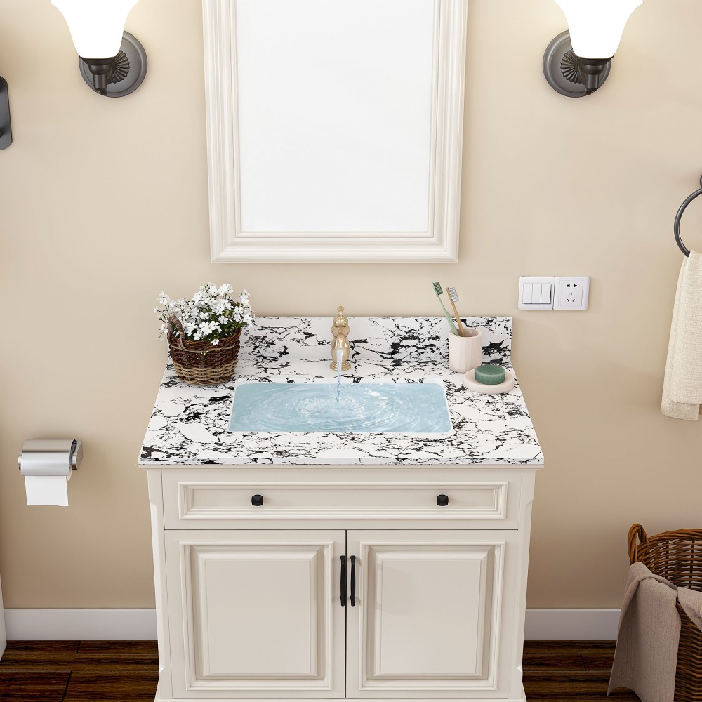 Bathroom Vanity Top W Undermount Ceramic Sink Only Bathroom Vanity Top