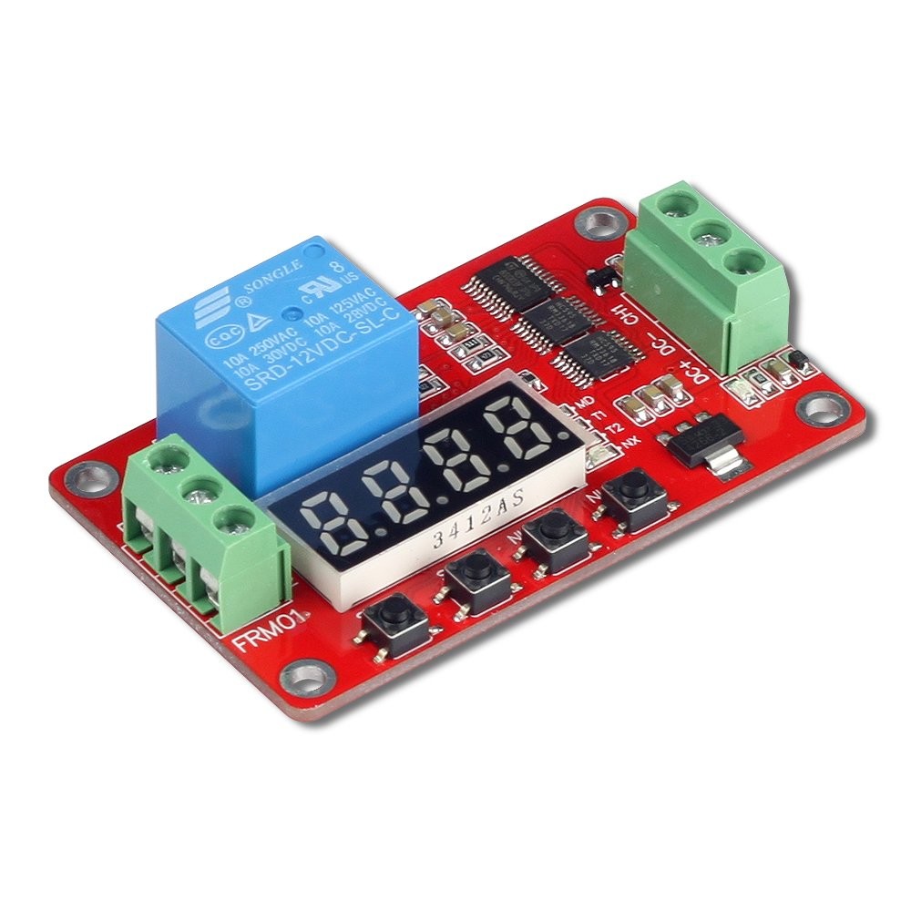 UCTRONICS DC 12V Programmable 5V/12V/24V, No Case, with Timer Module