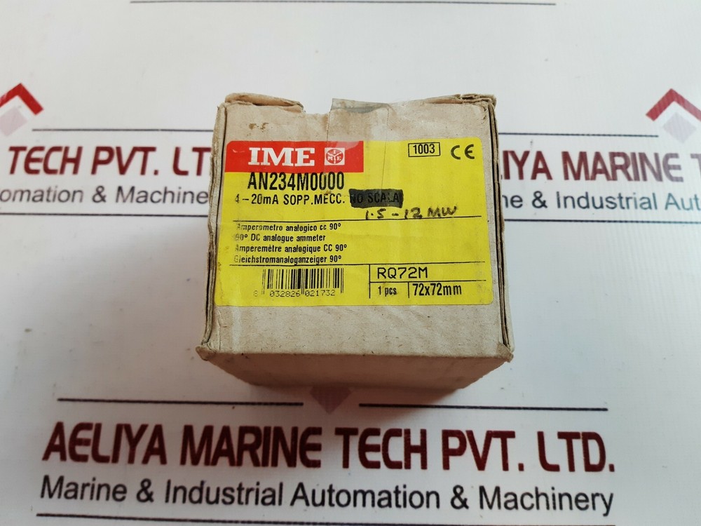 Ime an234m0000 mw meter 0-12 mw