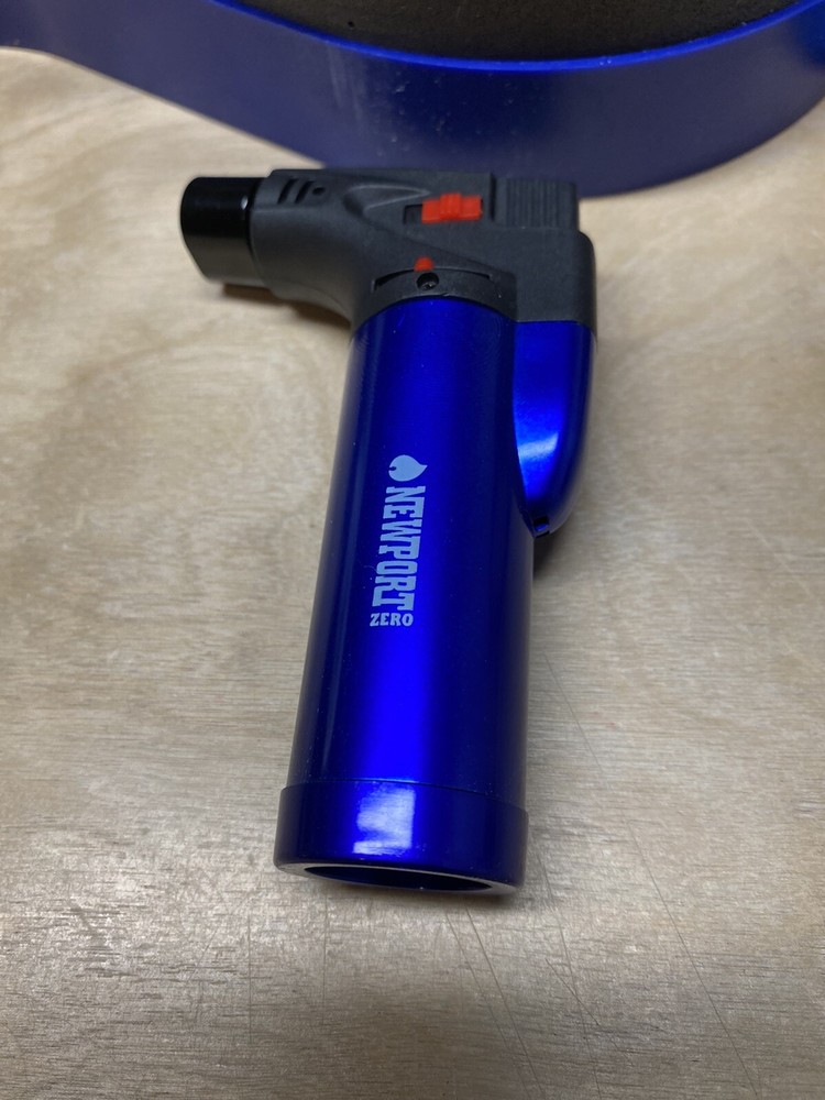 Newport Zeus Double Torch Cigar Lighter - Blue - New