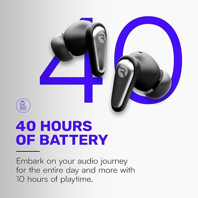 Raycon Pro Earbuds - Bluetooth True Wireless - Onyx Black
