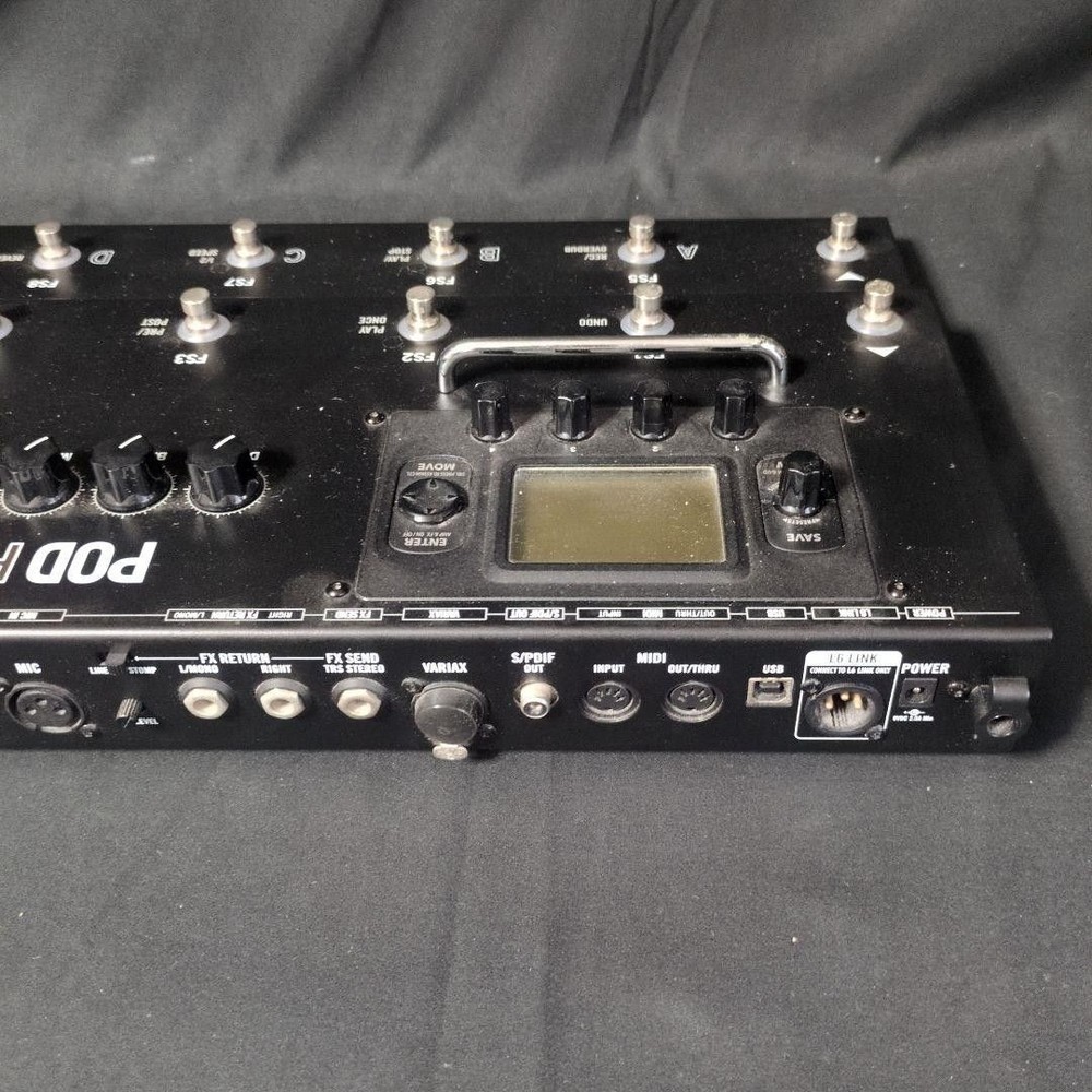 Line 6 POD HD500X Multi Effects Guitar Processor Amp Simulator Pedal w/adapter