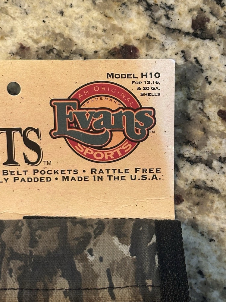 EVANS Side Pockets 10- Shotgun Shell & Accessory Belt Pockets
