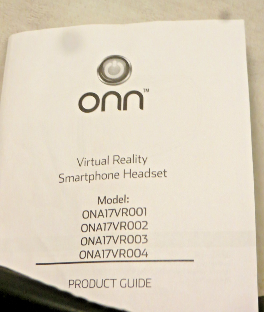 ONN Virtual Reality Smartphone Headset