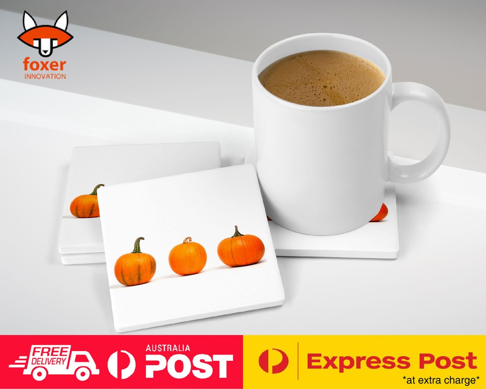 COASTER COFFEE DRINKING MAT|PUMPKIN VEGETABLE YUMMY