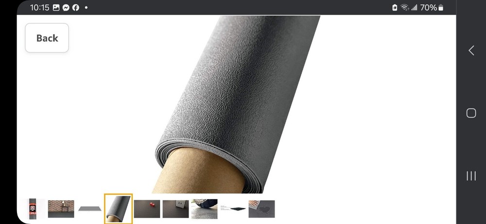 G-Floor Levant Pattern Vinyl Garage Floor Protector Mat (7'6" x 17', Slate Grey