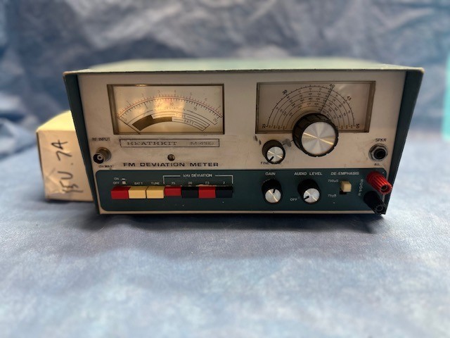 HeathKit FM deviation meter & power supply