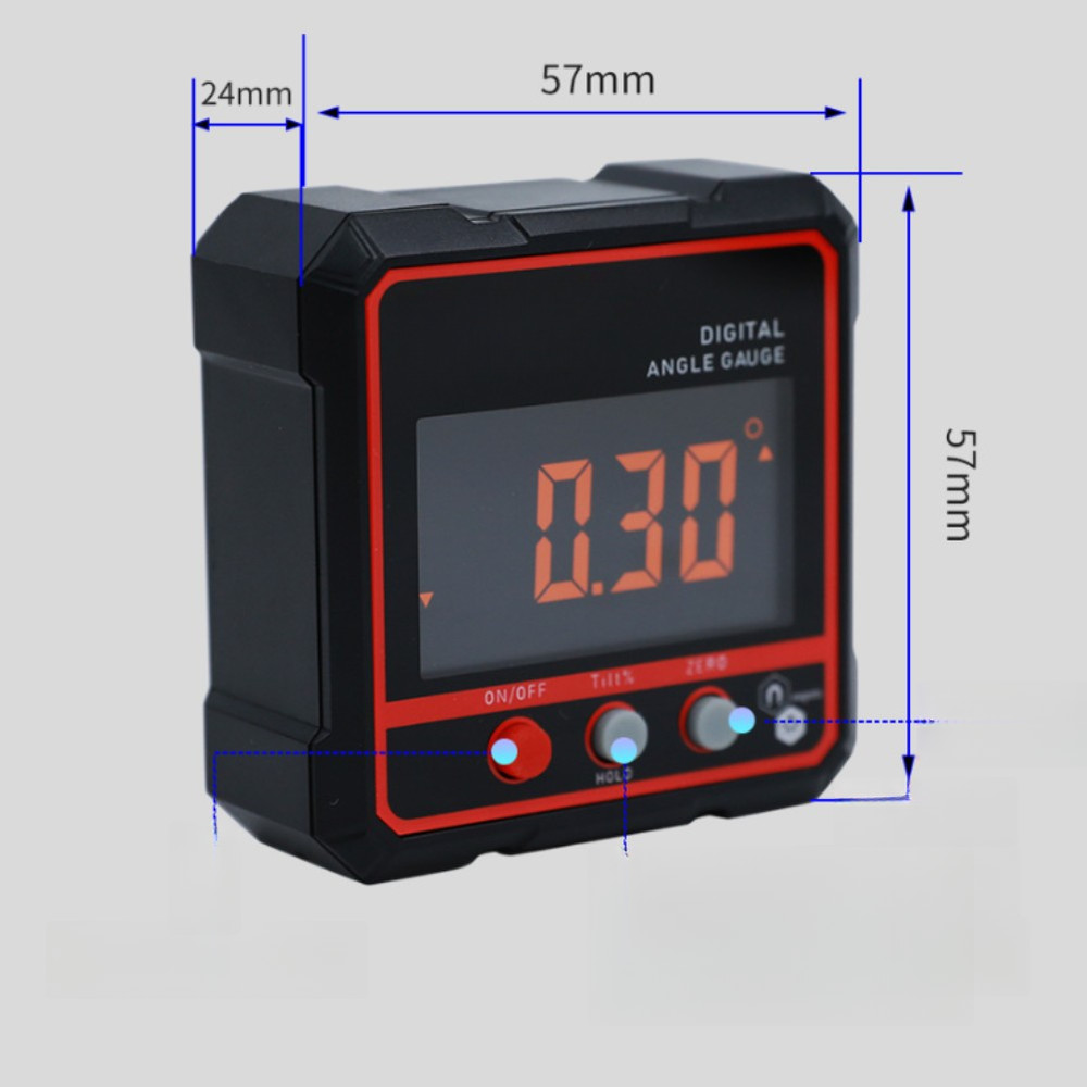 Magnetic Base Electronic Digital Angle Box for Accurate Inclination Reading