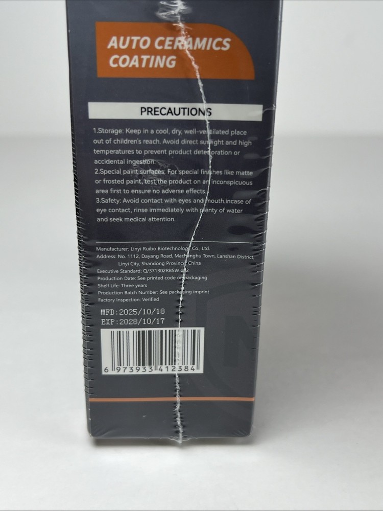 Molecugard Auto Ceramic Coating 100ml Pro Liquid Glass Crystal Coating