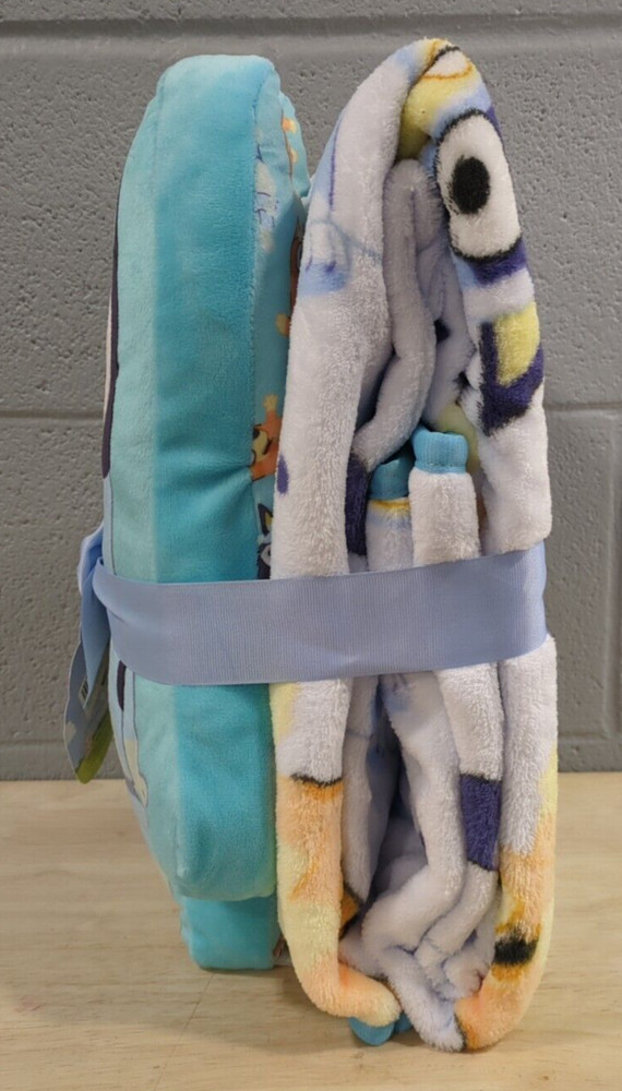 Bluey Pillow and Throw Set, 40 x 50 in H5