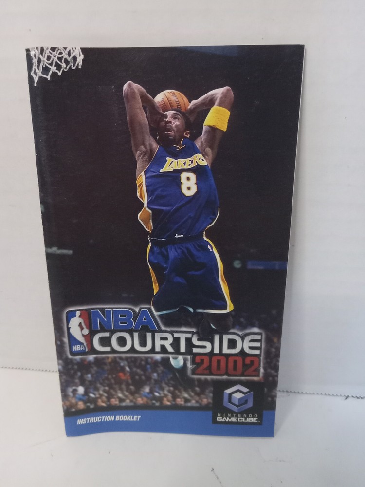 Nintendo Gamecube NBA Courtside 2002 MANUAL ONLY