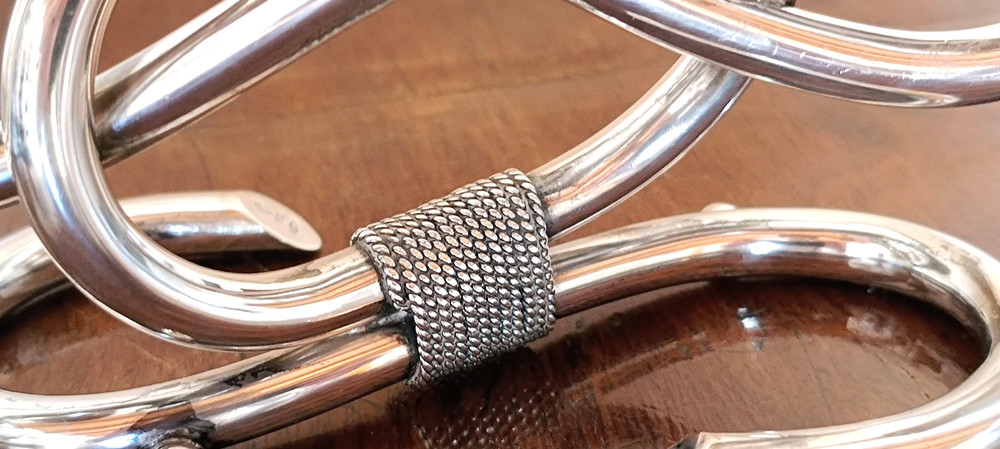Silver 800 Candle Holder 2 Flames