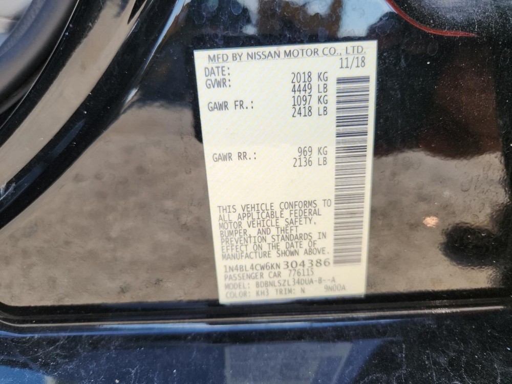 ALTIMA 2019 Glove Box 4786106