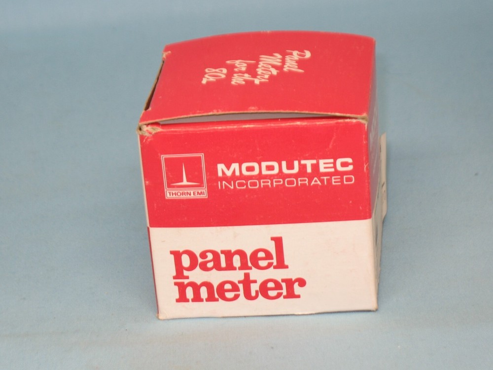 MODUTEC ~ MODEL # 00811117G ~ ANALOG PANEL METER ~ NOS