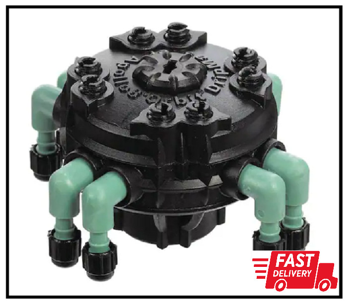 8-Port Adjust Flow Manifold (1/Tag)