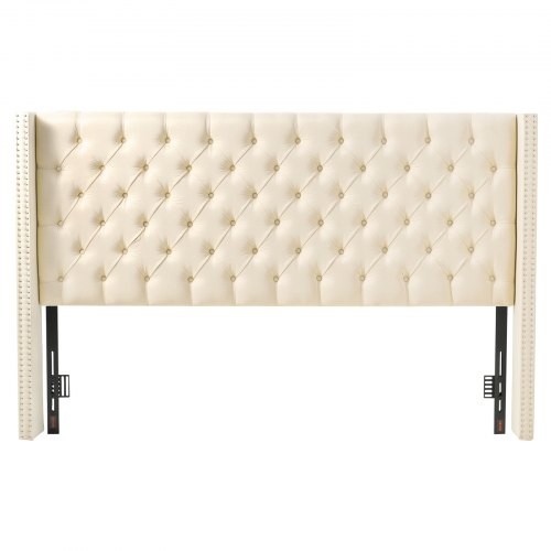 HOT/ Headboard,King Size Headboard with Adjustable Height,Comfortable Diamond T