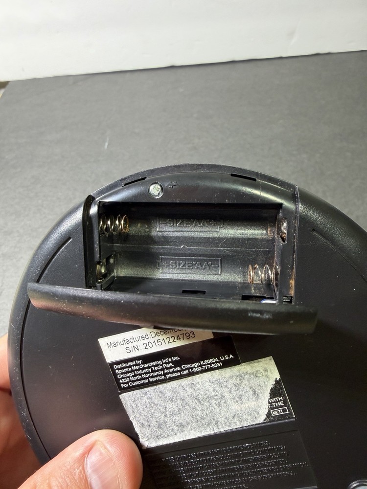 JENSEN PORTABLE CD PLAYER Untested For Parts