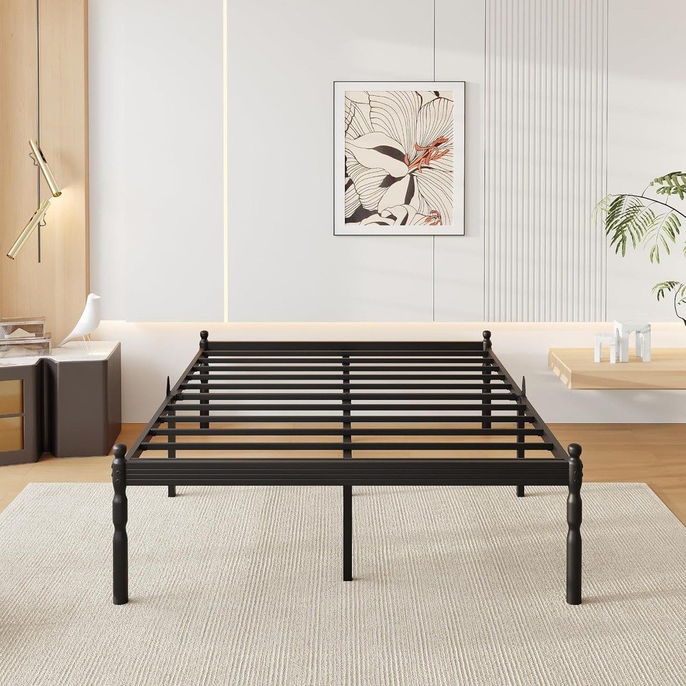 18 Inch Full Size Bed Frame Metal Platform Bed Frame Full Size No Box Spring