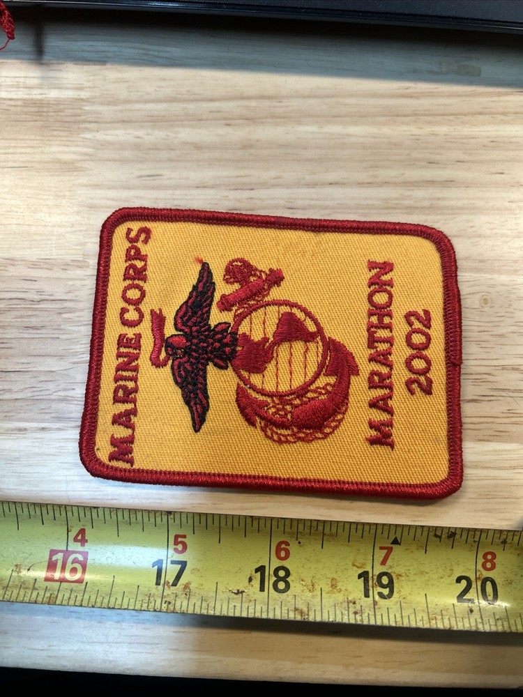 Marine Corps Marathon 2002 Patch USMC Eagle