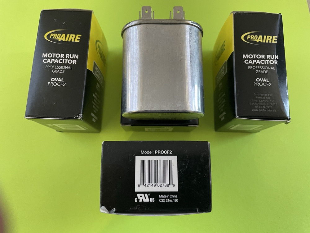 Perfect Aire / ProAire 2 MFD (1 per order) (Microfarad) Motor Capacitor 2MFD