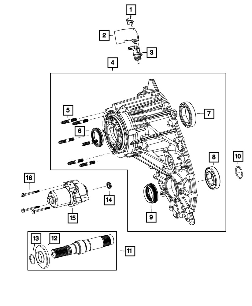 Genuine Mopar Output Seal 68402162AA