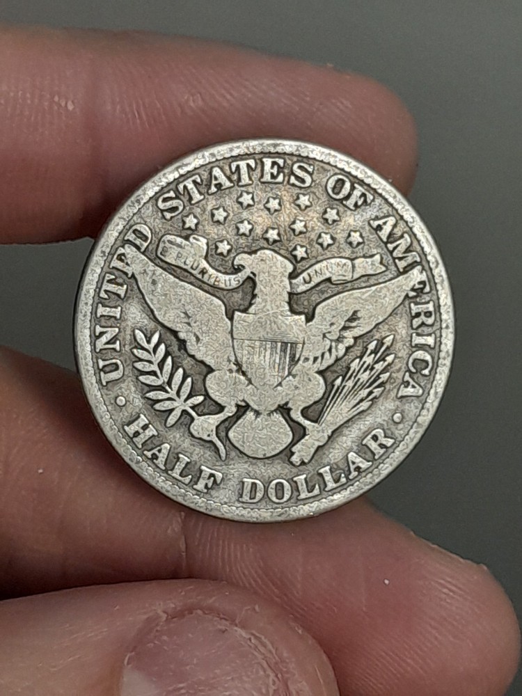 1909 Barber Silver Half Dollar