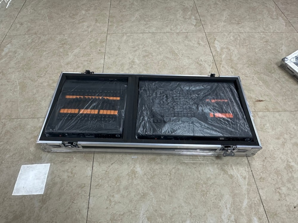 2in1 empty flight case /road case/fly case for fader wing 2+command wing 2