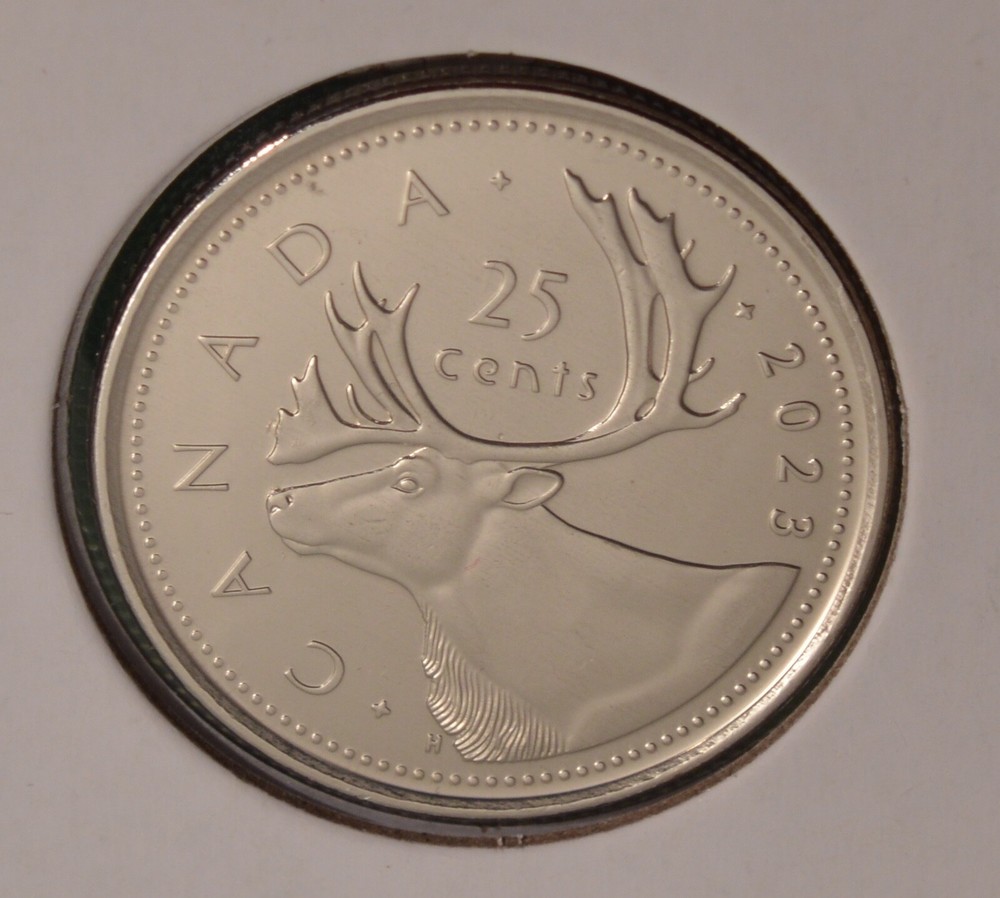 2023 Canada 25 Cents - KING CHARLES  - Uncirculated