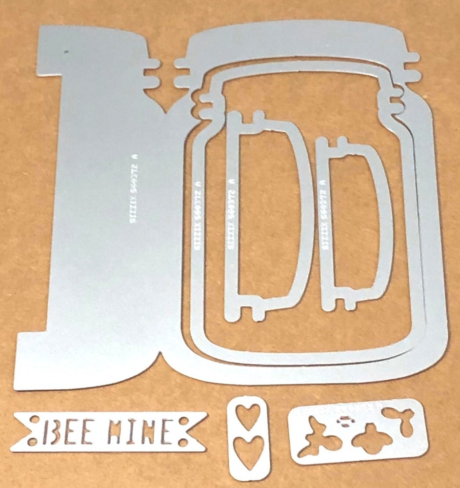 Sizzix Thinlits Jar Fold-a-Long Die Set - New w/out packaging