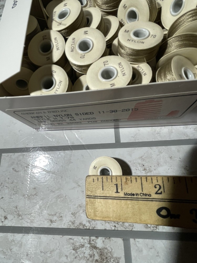 Filled Bobbins Style “M” Tex 70 Color,SAND#2