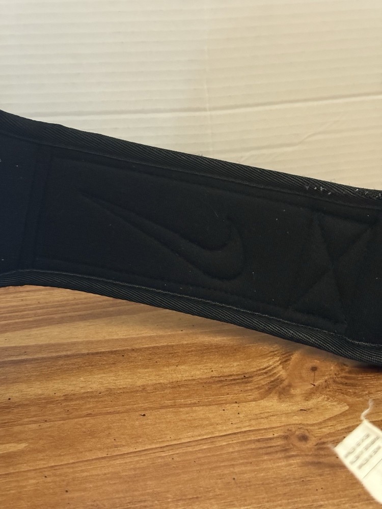 Nike Structured Weight Lifting Training Belt 2.0, Black/Volt Size Large